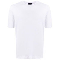 Dell'oglio Camiseta canelada decote careca - Branco