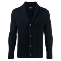 Dell'oglio Suéter de tricô com botões - Azul