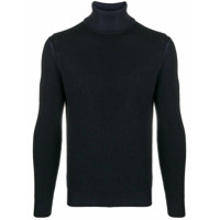 Dell'oglio Suéter gola alta com mangas longas - Azul