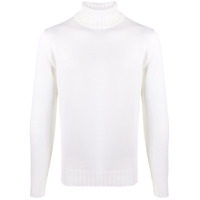 Dell'oglio Suéter gola alta de tricô pesado - Branco