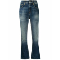 Department 5 Calça jeans flare cintura alta - Azul