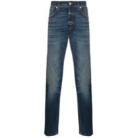Department 5 Calça jeans reta com cintura alta - Azul