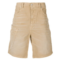 Diesel Bermuda jeans D-Azerr com bolsos - Neutro