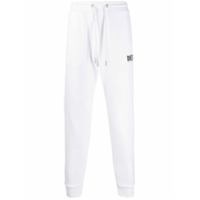 Diesel Calça esportiva com estampa de logo - Branco