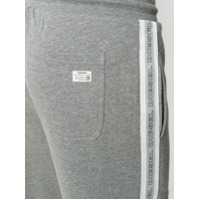 Diesel Calça esportiva Peter com listras e logo lateral - Cinza