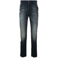 Diesel Calça jeans cenoura Krooley com cordão de ajuste - Azul