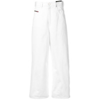 Diesel Calça jeans pantalona cropped - Branco