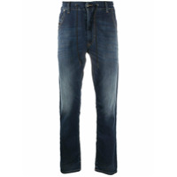 Diesel Calça jeans reta com ajuste no cós - Azul