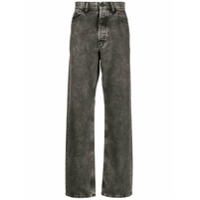 Diesel Calça jeans reta D-Macs com cintura média - Cinza