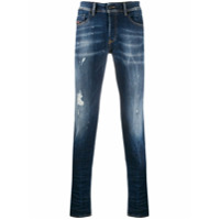 Diesel Calça jeans skinny cintura média Sleenker - Azul