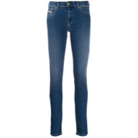 Diesel Calça jeans skinny com 5 bolsos - Azul