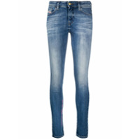 Diesel Calça jeans skinny Slandy cintura média - Azul