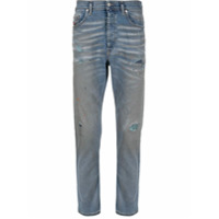 Diesel Calça jeans slim azul com cintura média