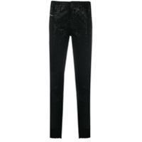 Diesel Calça jeans slim Babhila com cintura média - Preto