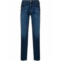 Diesel Calça jeans slim D-Bazer cintura baixa - Azul