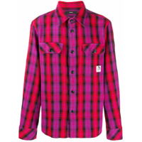 Diesel Camisa mangas longas com estampa xadrez - Vermelho