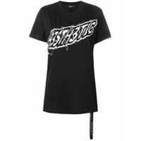 Diesel Camiseta Aesthetic com detalhe de alfinete - Preto