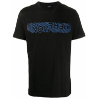 Diesel Camiseta com bordado Nowhere - Preto