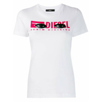 Diesel Camiseta com estampa de logo - Branco