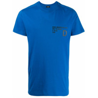Diesel Camiseta com estampa de slogan - Azul