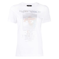 Diesel Camiseta com estampa furta-cor - Branco
