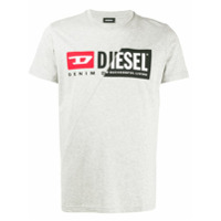 Diesel Camiseta mangas curtas com logo - Cinza