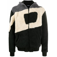 Diesel Jaqueta mangas longas com capuz - Preto