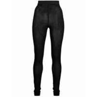 Diesel Legging com mesh e estampa floral - Preto