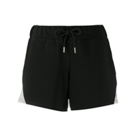 Diesel Short com ajuste no cós de tricô - Preto