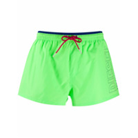 Diesel Short de natação com patch de logo - Verde