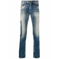Diesel Thommer patchwork slim-fit jeans - Azul