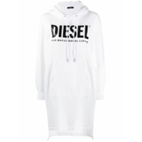 Diesel Vestido sweater com ajuste na cintura - Branco