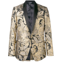 Dolce & Gabbana Blazer jacquard com botões - Dourado
