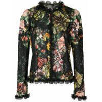 Dolce & Gabbana Blusa com estampa floral - Preto