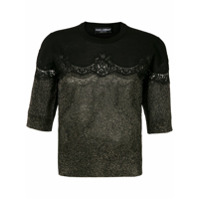 Dolce & Gabbana Blusa de tricô com renda - S9000