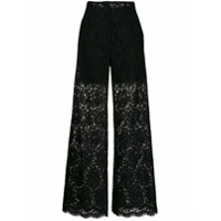 Dolce & Gabbana Calça com padronagem de renda - Preto