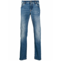 Dolce & Gabbana Calça jeans com efeito de lavagem estonada - Azul