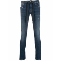 Dolce & Gabbana Calça jeans skinny com ajuste no cós - Azul