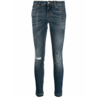 Dolce & Gabbana Calça jeans skinny com efeito destroyed - Azul