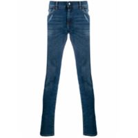 Dolce & Gabbana Calça jeans slim cintura baixa - Azul