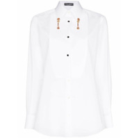 Dolce & Gabbana Camisa com aplicação de cristais - Branco