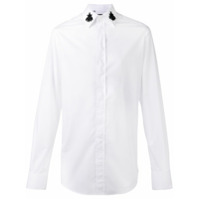 Dolce & Gabbana Camisa com aplicação no colarinho - Branco