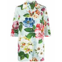 Dolce & Gabbana Camisa com estampa floral - Azul