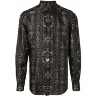 Dolce & Gabbana Camisa com estampa gráfica - Preto