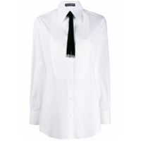 Dolce & Gabbana Camisa com laço na gola - Branco