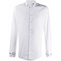 Dolce & Gabbana Camisa de algodão com logo - Branco