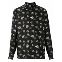 Dolce & Gabbana Camisa estampada de seda - Preto