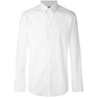 Dolce & Gabbana Camisa gola colarinho em algodão - Branco