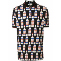 Dolce & Gabbana Camisa polo com estampa - Preto