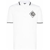 Dolce & Gabbana Camisa polo com logo - Branco